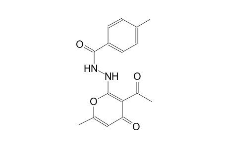 N'-(3-acetyl-6-methyl-4-oxo-4H-pyran-2-yl)-4-methylbenzohydrazide