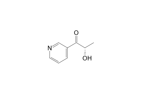 (2S)-2-hydroxy-1-(3-pyridinyl)-1-propanone