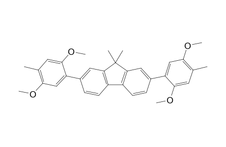 2,7-bis(2,5-dimethoxy-4-methyl-phenyl)-9,9-dimethyl-fluorene