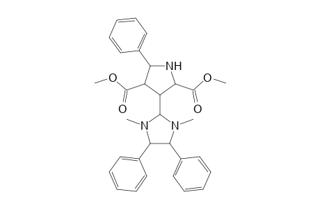(4RS,5RS,2'RS,3'RS,4'RS,5'SR)-2-(2',4'-Bis(methoxycarbonyl)-5'-phenyl-3'-pyrrolidinyl)-1,3-dimethyl-4,5-diphenylimidazoline
