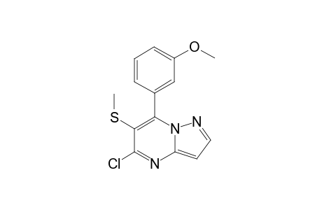 5-Chloro-7-(3-methoxyphenyl)-6-(methylthio)pyrazolo[1,5-a]pyrimidine