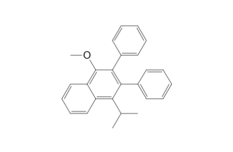 2,3-Diphenyl-1-methoxy-4-(1-methylethyl)naphthalene