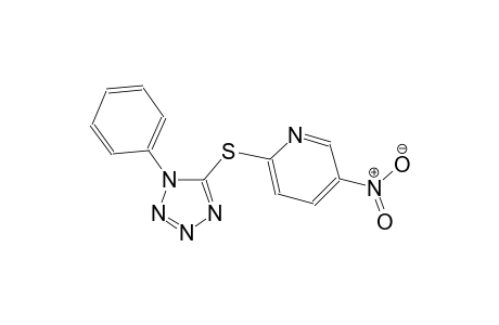 5-nitro-2-[(1-phenyl-1H-tetraazol-5-yl)sulfanyl]pyridine