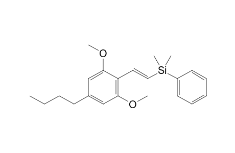 (E)-5-Butyl-2-(2-dimethylphenylsilylethenyl)-1,3-dimethoxybenzene