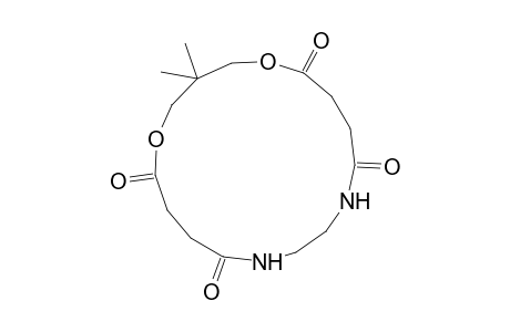 3,3-Dimethyl-1,5-dioxa-10,13-diazacycloheptadecane-6,9,14,17-tetrone