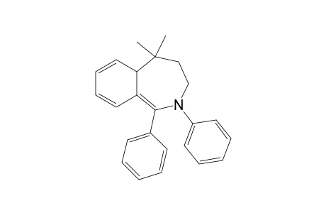 2H-2-Benzazepine, 3,4,5,5a-tetrahydro-5,5-dimethyl-1,2-diphenyl-