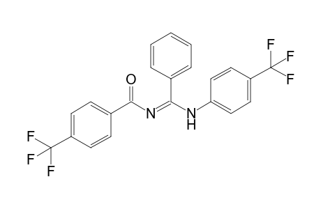 N-{Phenyl[4-(trifluoromethyl)phenylamino]methylene}-4-(trifluoromethyl)benzamide