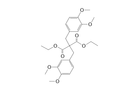 2,2-bis[(3,4-dimethoxyphenyl)methyl]propanedioic acid diethyl ester