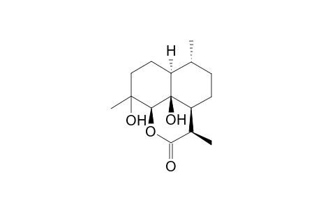 3,7,11-Trimethyl-12-oxo-13-oxatricyclo[8.3.1.0(1,6)]tridecan-1,3-diol