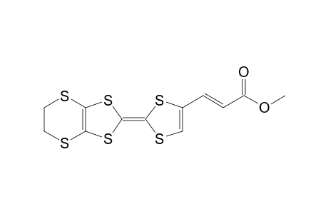 methyl (E)-3-[2-(5,6-dihydro-[1,3]dithiolo[4,5-b][1,4]dithiin-2-ylidene)-1,3-dithiol-4-yl]prop-2-enoate