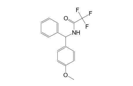 2,2,2-trifluoro-N-[(4-methoxyphenyl)(phenyl)methyl]acetamide