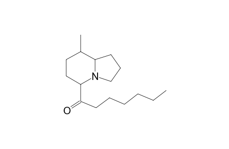8-Methyl-5-(heptanoyl)-indolizidine