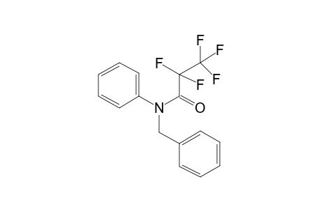 N-Benzylaniline, N-pentafluoropropionyl-