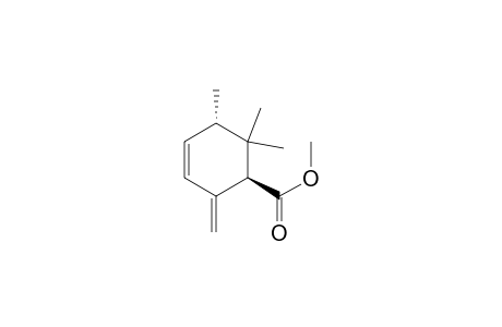 Methyl (trans)-5,6,6-trimethyl-2-methylidenecyclohex-3-ene-1-carboxylate