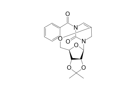 3-Benzoyl-1-(2',3'-O-isopropylidene-.beta.-D-ribofuranosyl)-O-5'-cyclo-1,2,3,6-tetrahydropyrimidin-2-one
