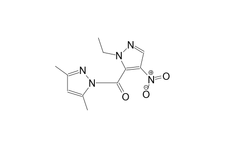 1-[(1-ethyl-4-nitro-1H-pyrazol-5-yl)carbonyl]-3,5-dimethyl-1H-pyrazole