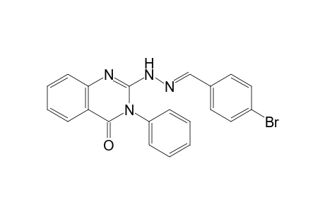 4-Bromobenzaldehyde N-(3-phenyl-4-oxoquinazolin-2-yl)-hydrazone
