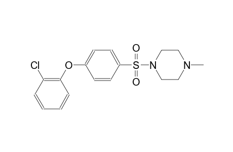 1-{[4-(2-chlorophenoxy)phenyl]sulfonyl}-4-methylpiperazine