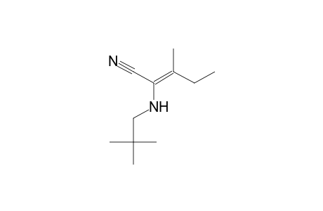2-(t-Butylmethylamino)-3-methylpentenenitrile