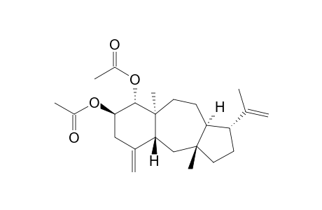 Benz[f]azulene-7,8-diol, tetradecahydro-3a,8a-dimethyl-5-methylene-1-(1-methylethenyl)-, diacetate, (1.alpha.,3a.beta.,4a.beta.,7.beta.,8.alpha.,8a.alpha.,10a.alpha.)-