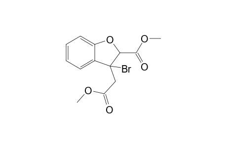 3-Bromo-3-methoxycarbonylmethyl-2,3-dihydrobenzofuran-2-carboxylic acid methyl ester