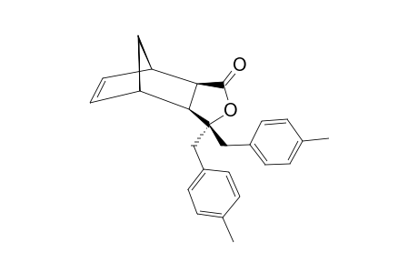 5,5-Di-(para-methylbenzyl)-4-oxa-exo-tricyclo-[5.2.0(2,6)]-dec-8-en-3-one