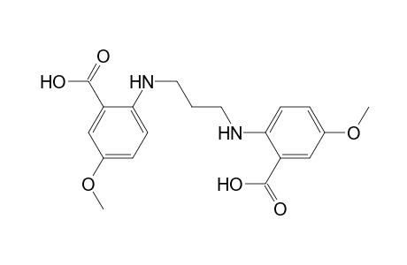 Benzoic acid, 2,2'-(1,3-propanediyldiimino)bis[5-methoxy-