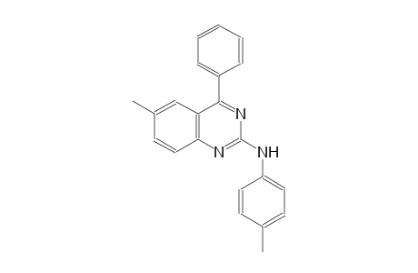 2-quinazolinamine, 6-methyl-N-(4-methylphenyl)-4-phenyl-