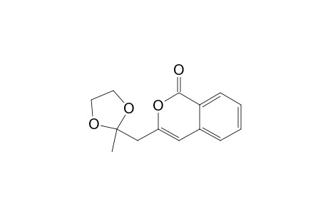 3-[(2-METHYL-1,3-DIOXOAN-2-YL)-METHYL]-ISOCHROMEN-1-ONE