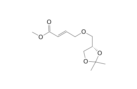 (2E,7R)-7,8-O-Isopropylidene-5-oxa-2-octenoic acid methyl ester