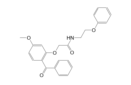 acetamide, 2-(2-benzoyl-5-methoxyphenoxy)-N-(2-phenoxyethyl)-