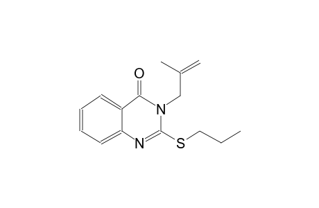 3-(2-methyl-2-propenyl)-2-(propylsulfanyl)-4(3H)-quinazolinone