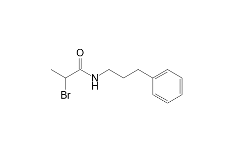 2-Bromo-N-(3-phenylpropyl)propanamide