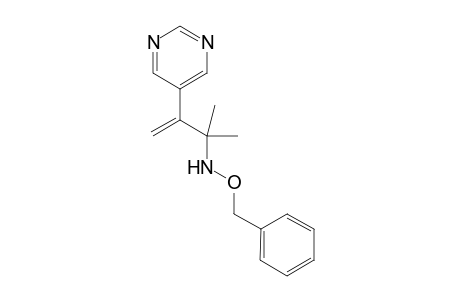 O-Benzyl-N-(1,1-dimethyl-2-pyrimidin-5-yl-allyl)-hydroxylamine
