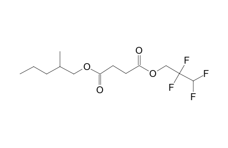 Succinic acid, 2,2,3,3-tetrafluoropropyl 2-methylpentyl ester