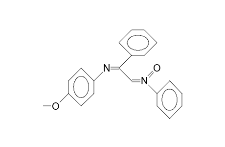 N-(B-[4-Methoxy-phenylimino]-phenethylidene)-aniline N-oxide