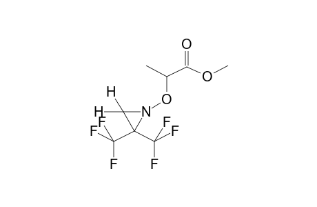 1-(1-METHOXYCARBONYLETHOXY)-2,2-BIS(TRIFLUOROMETHYL)AZIRIDINE(DIASTEREOMER 1)