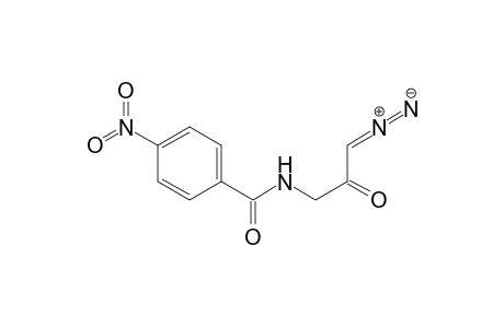 3-(p-nitrophenyl)carbonylamino-1-diazo-propan-2-one