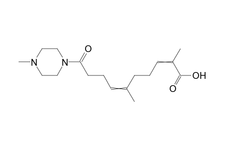 2,6-Dimethyl-9-(n-methylpiperazinylcarbamoyl)-2,6-nonadienoic acid