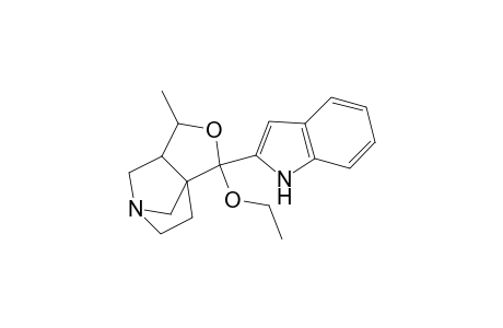 1H,3H-5,7a-Methanofuro[3,4-c]pyridine, 1-ethoxytetrahydro-1-(1H-indol-2-yl)-3-methyl-
