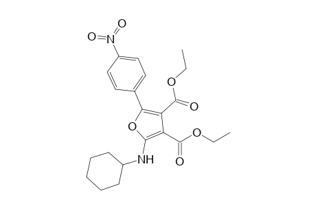 Diethyl 2-(Cyclohexylamino)-5-(4-nitrophenyl)furan-3,4-dicarboxylate