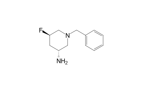 (3R,5R)-1-Benzyl-5-fluoropiperidin-3-amine