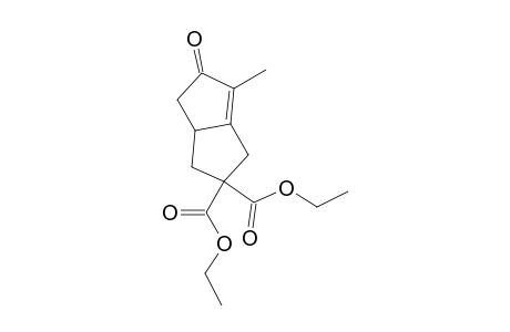 5-Keto-6-methyl-1,3,3a,4-tetrahydropentalene-2,2-dicarboxylic acid diethyl ester