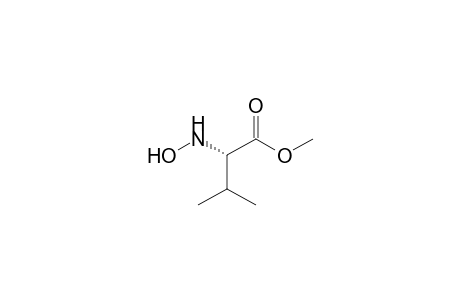 (2S)-2-(hydroxyamino)-3-methyl-butyric acid methyl ester