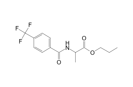 l-Alanine, N-(4-trifluoromethylbenzoyl)-, propyl ester