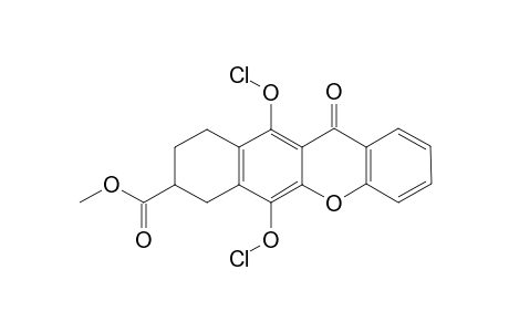 9-Carbomethoxy-6,11-dichloroxy-5-oxoxantho[3,2-g]tetralin