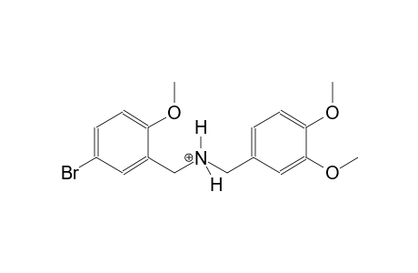 (5-bromo-2-methoxyphenyl)-N-(3,4-dimethoxybenzyl)methanaminium