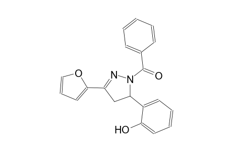 phenol, 2-[1-benzoyl-3-(2-furanyl)-4,5-dihydro-1H-pyrazol-5-yl]-