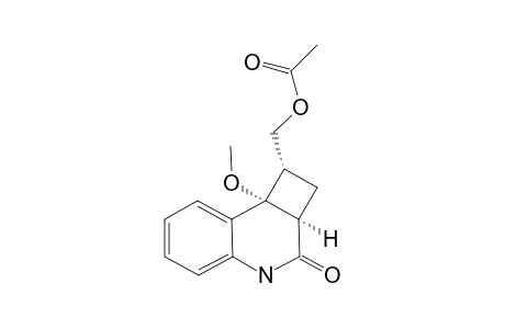 ACETIC-ACID-8B-METHOXY-3-OXO-1,2,2A,3,4,8B-HEXAHYDROCYCLOBUTA-[C]-QUINOLIN-1-YL-METHYLESTER