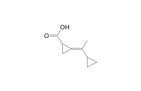 1-(1-CYCLOPROPYLETHYLIDENE)CYCLOPROPANE-2-CARBOXYLIC ACID